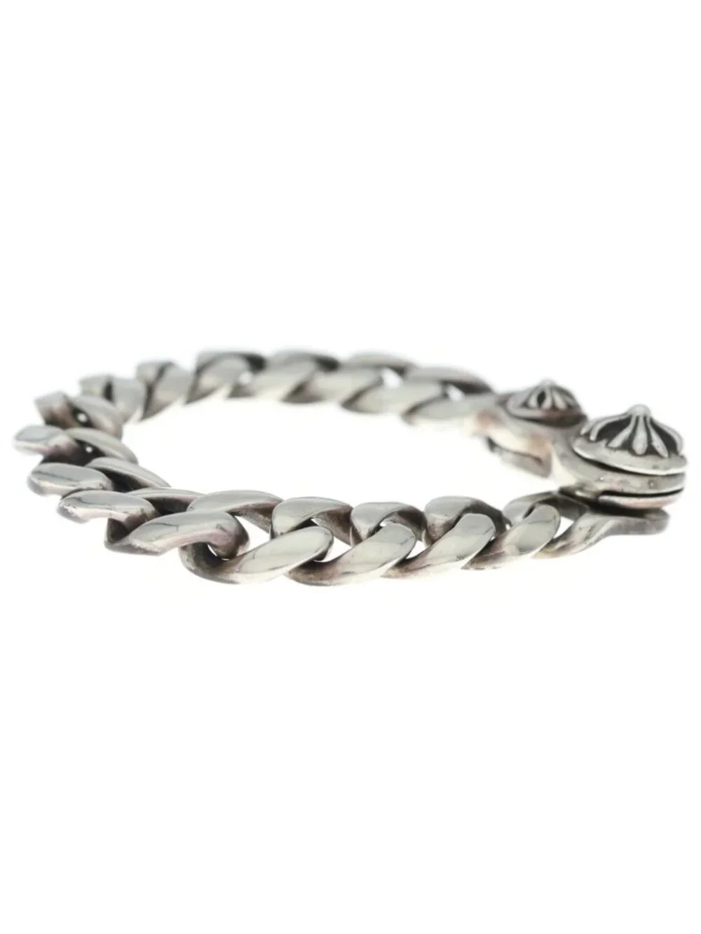 Chrome Hearts Clsc Chn Lnk Sml Classic Link Small Clip Bracelet Silver